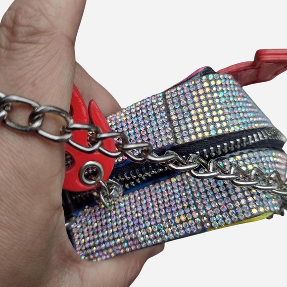 Current mood hand painted cheetah bag lighter chain punk - Picture 8 of 8